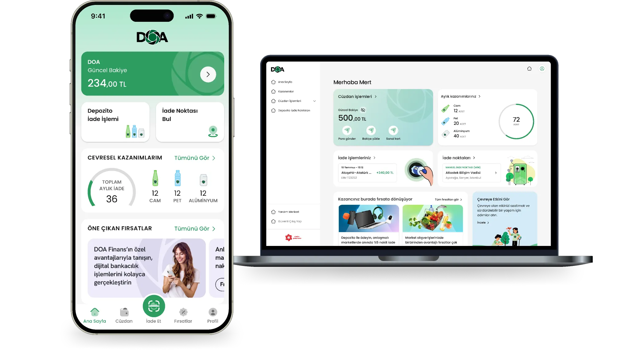 Web app mockup